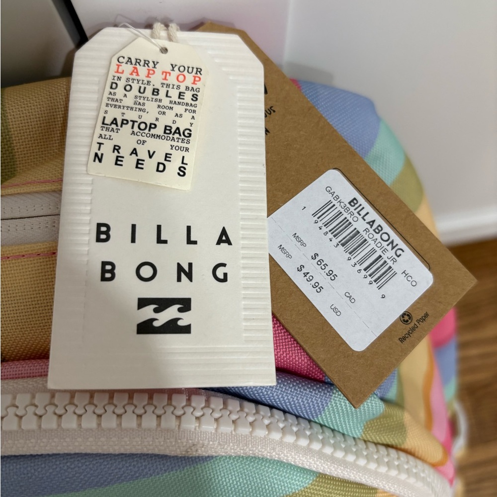 NWT Billabong Backpack - Picture 2 of 3